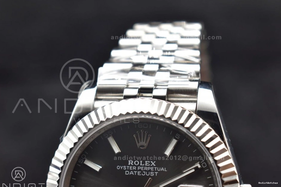DateJust Edition SA 126334 904L Casual Steel Dial 1:1 Bracelet Stick DIWF on 639 Grey Best 41 Jubilee 0110